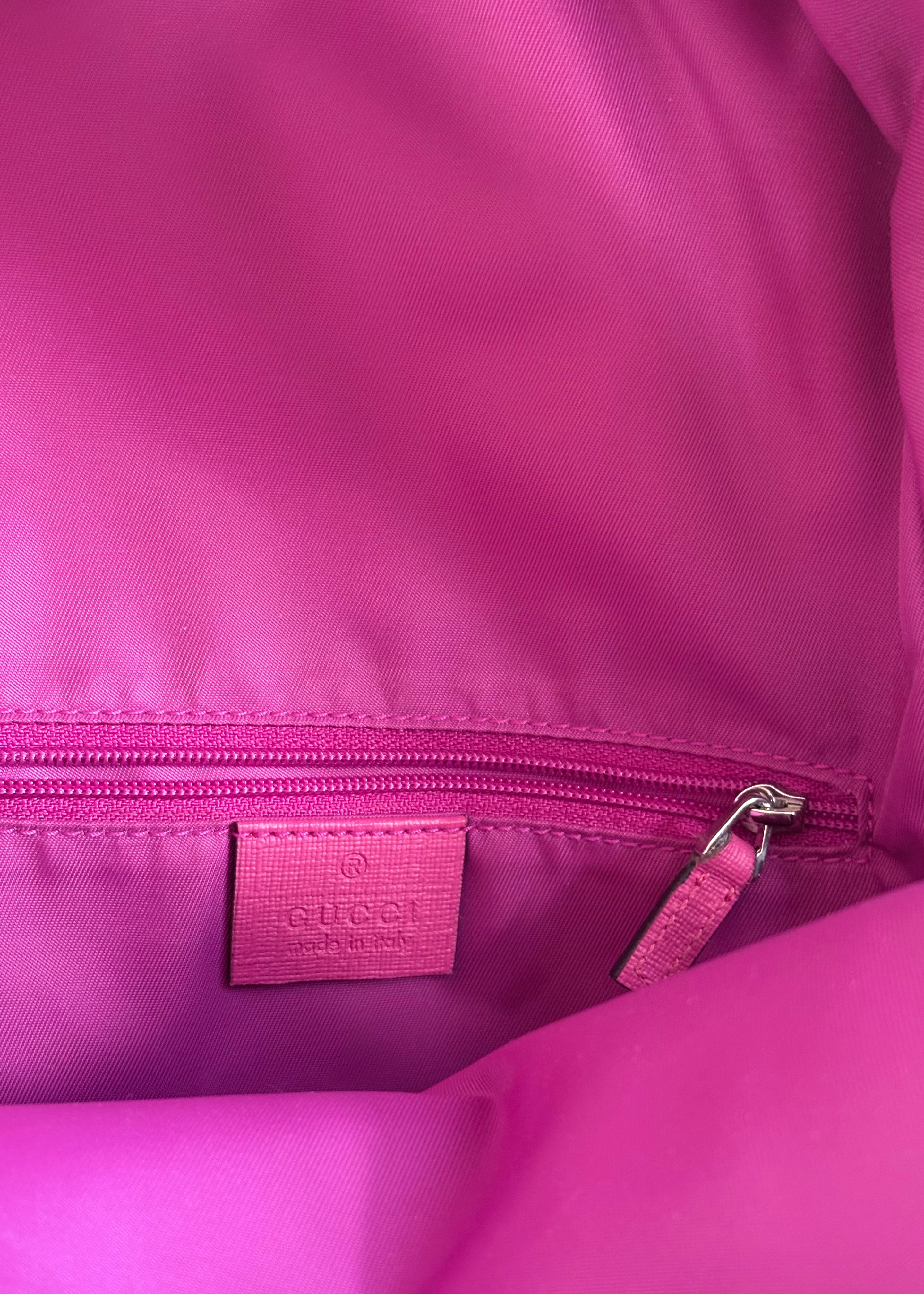Gucci Girls' GG Supreme Rose Backpack