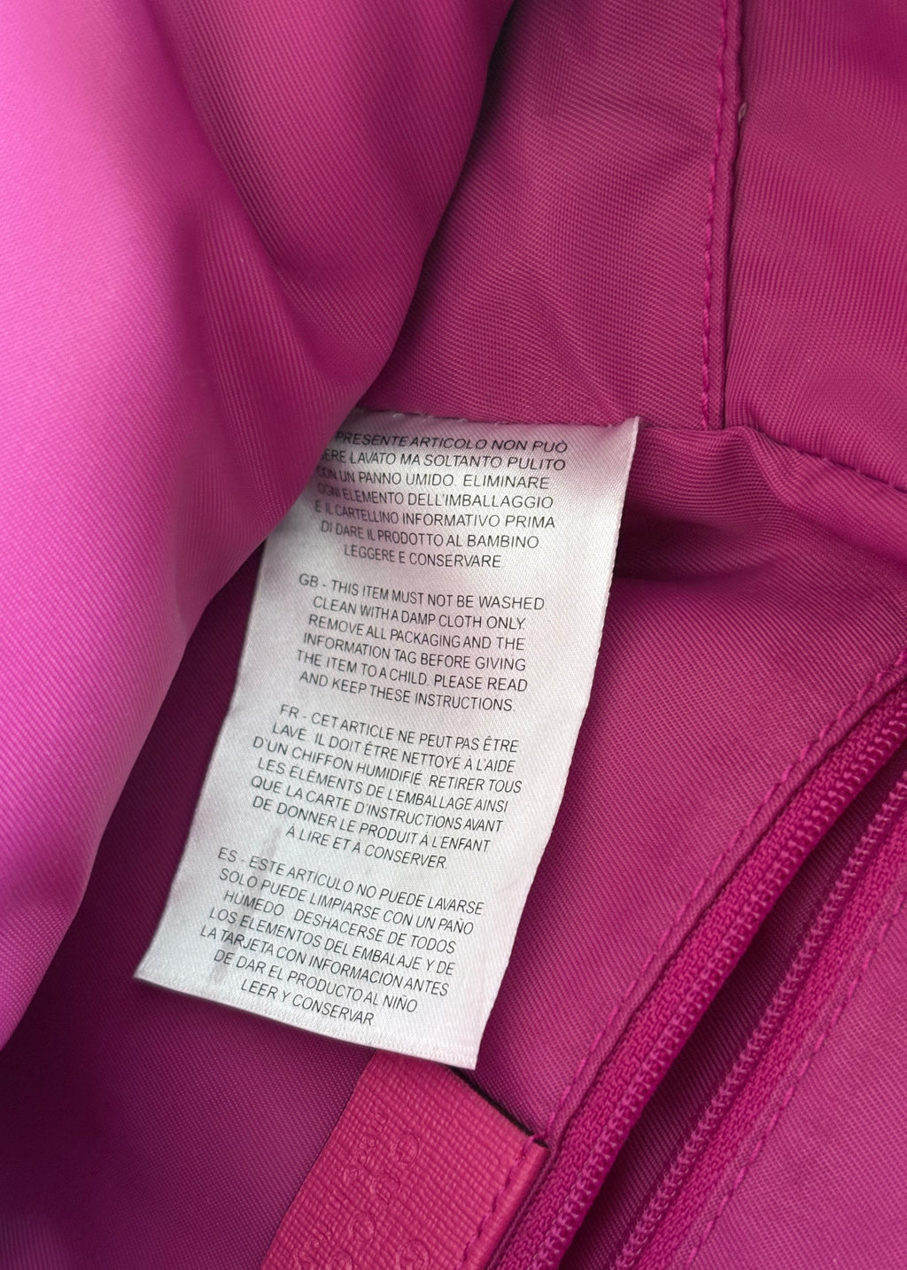 Gucci Girls' GG Supreme Rose Backpack