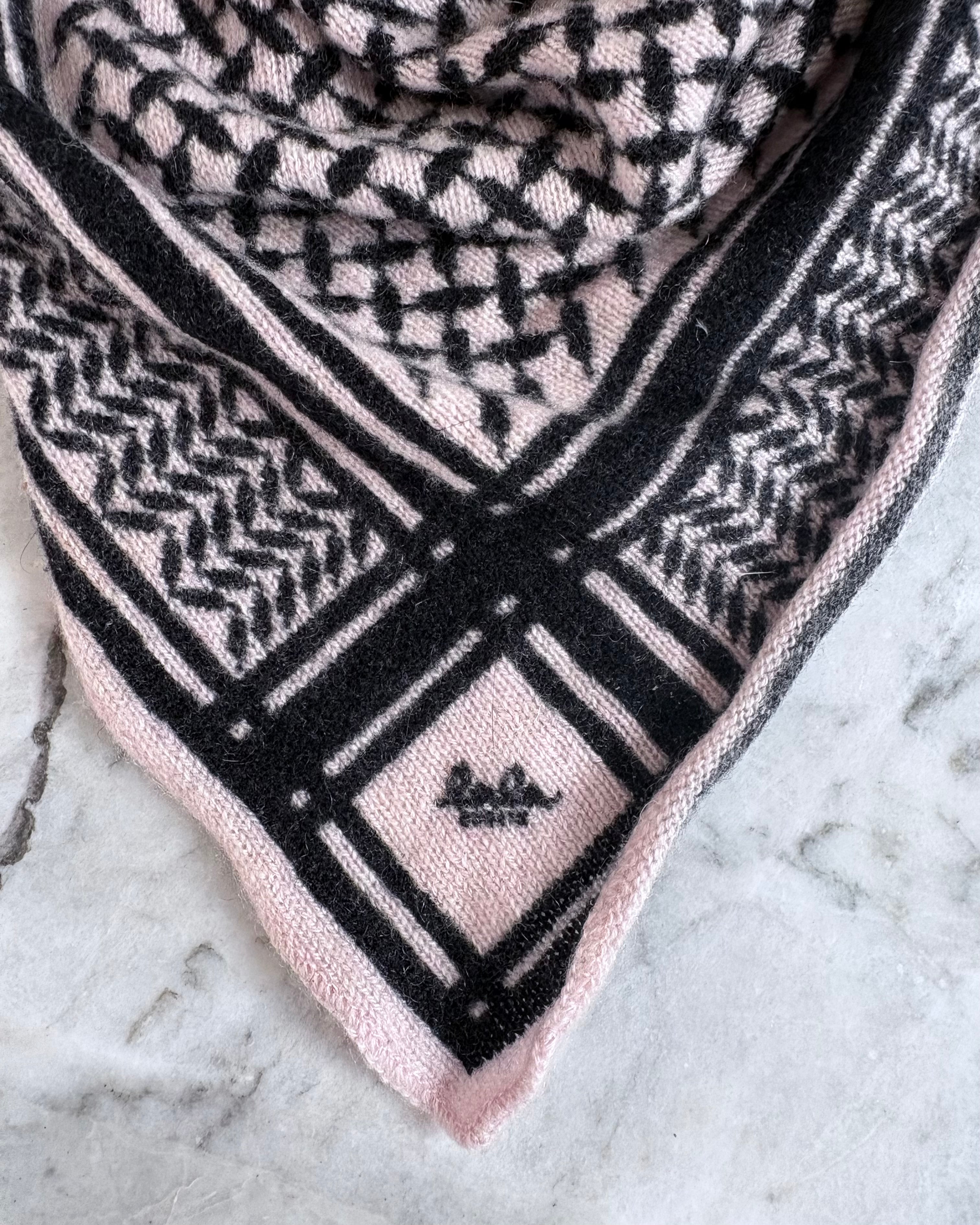 Lala Berlin Triangle Trinity Classic Scarf, Candy