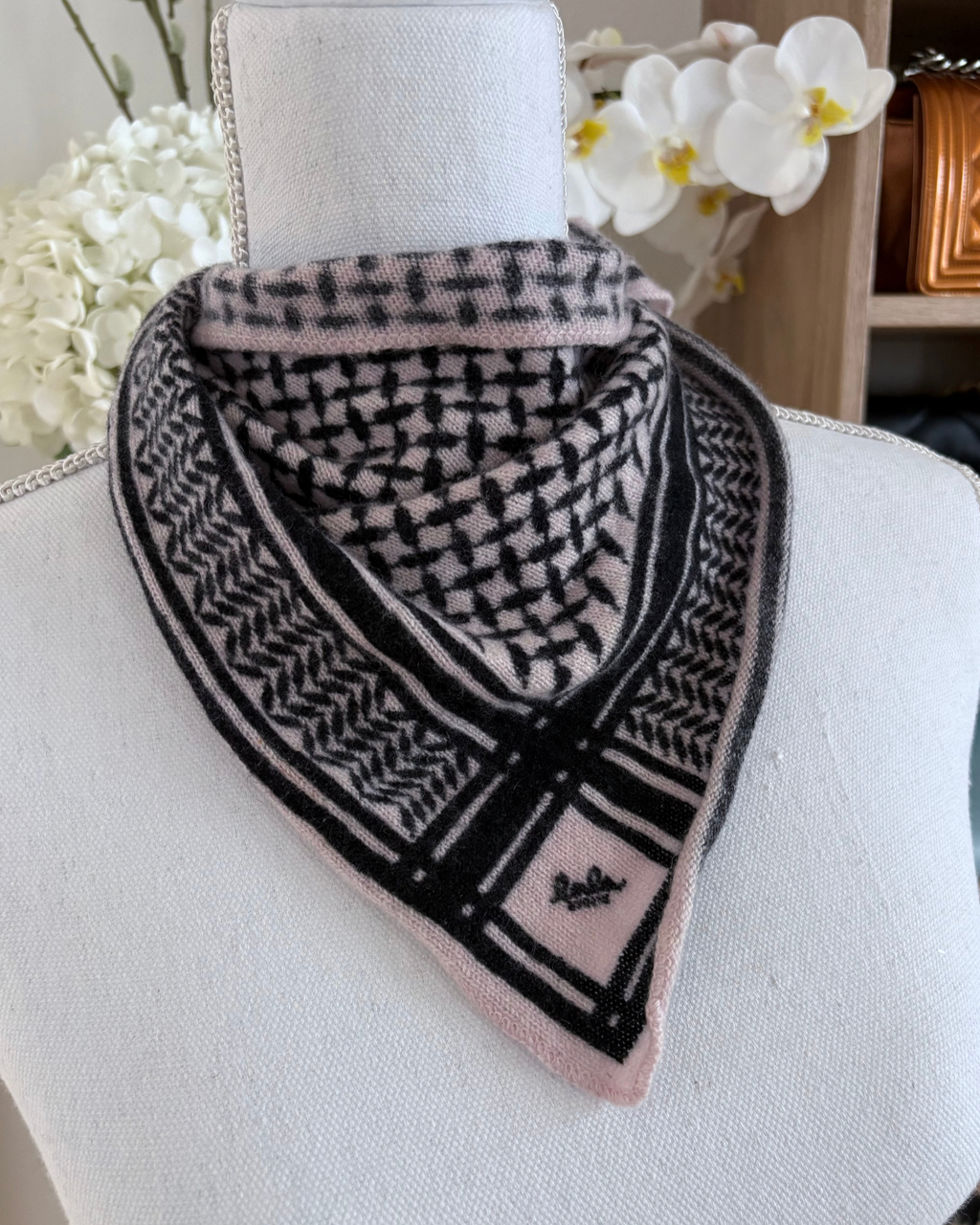 Lala Berlin Triangle Trinity Classic Scarf, Candy