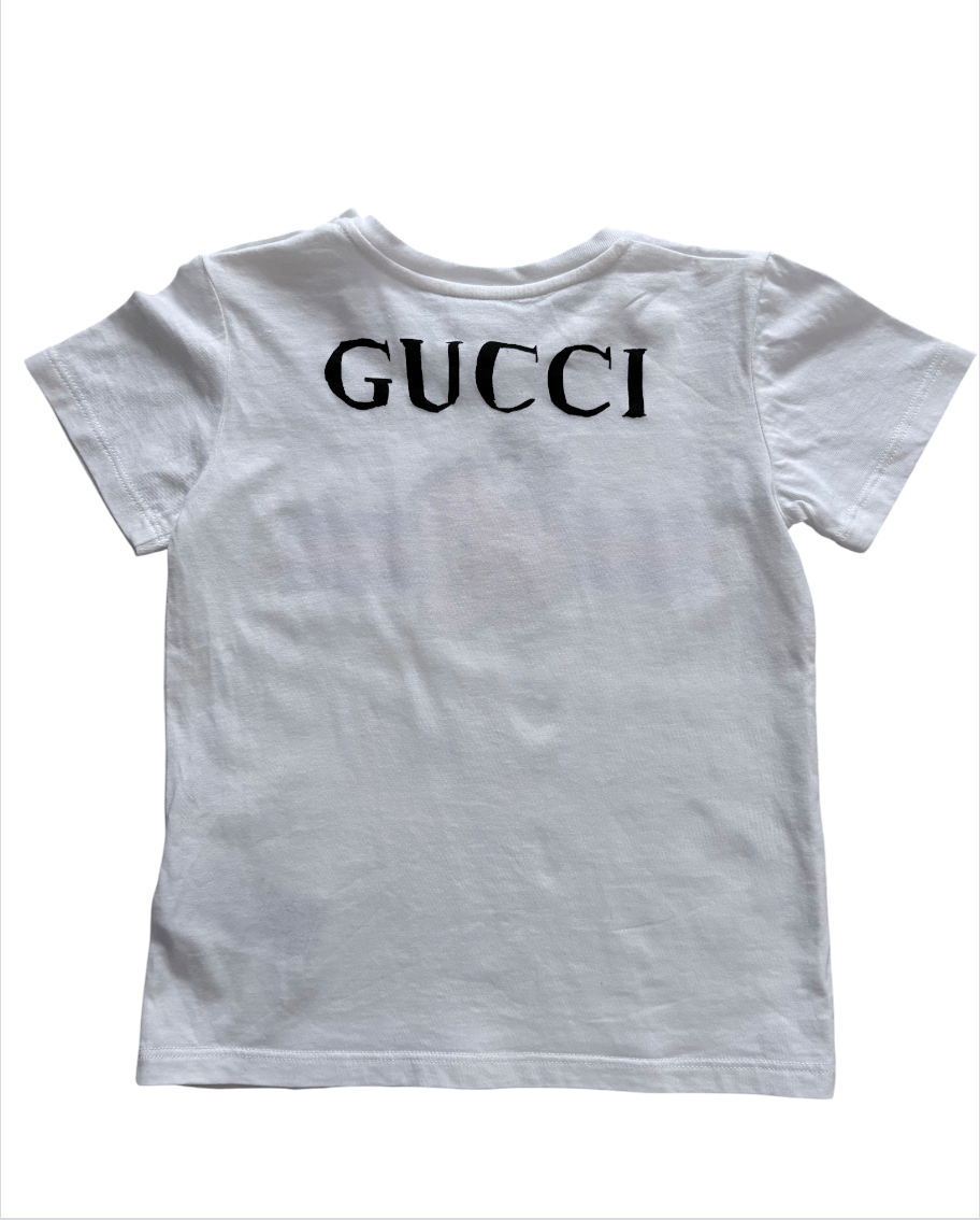 Gucci Kids Strawberry T-Shirt, White